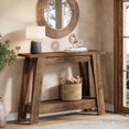 thumbnail image 6 of Tribesigns 41.3" Farmhouse Console Table, 2-Tier Wooden Entryway Table with Storage, 6 of 7
