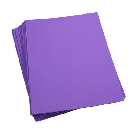 Craft Foam -9" x 12" Sheets-Purple-10 Pack- 2mm thick
