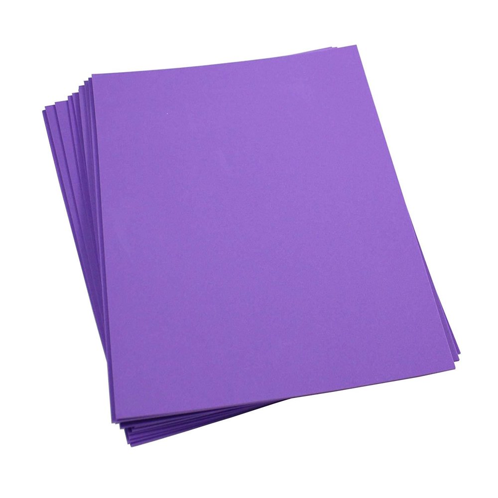 Craft Foam 9 x 12 Inches SheetsPurple10 Pack 2mm thick Walmart