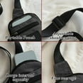 thumbnail image 6 of kkbbma Mini Sling Bag - Men Women Small Crossbody Bag Casual Phone Chest Bag for Travelling Hiking, 6 of 6