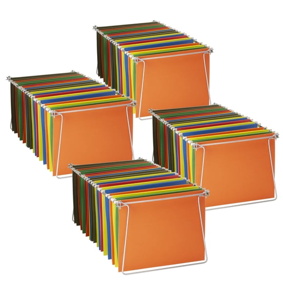 Marco colgante para archivos Officemate, 24 — 27 cm, tamaño carta, acero, 4 juegos