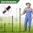 thumbnail image 3 of FENHRTVM Hoe Garden Tool, 45 Inch Garden Hoe Adjustable Long Handle, 2 in 1 Garden Hoe for Weeding, Stainless Steel Weeder Tool for Yard Long Handle, Gardening Hoe for Planting, Lossening, Digging, 3 of 7