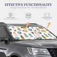 thumbnail image 4 of Vsdgher Colorful Insects Print Car Windshield Sun Shade, Reflective Sunshade Window Sunshade Sun Visor Protector Fit for Cars,Trucks,SUVs-Small, 4 of 6
