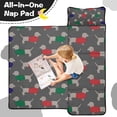 thumbnail image 4 of Dachshund Footprint Toddler Nap Mats for Kids Preschool,Sleeping Mat Bag or Kids,Toddler Sleeping Bag,Toddler Nap Mat or Daycare, 4 of 6
