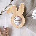 thumbnail image 4 of Felwors 4pcs Rabbit Egg Cup Egg Storage Display Bracket Wooden Egg Tray For Home Use, 4 of 9
