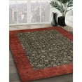 thumbnail image 2 of Ahgly Company Indoor Rectangle Traditional Saffron Red Persian Area Rugs, 6' x 9', 2 of 6