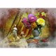 thumbnail image 1 of Pintura de diamante (DB3203) Flor 5D DIY Mosaico cuadrado Punto de cruz (C1368) 50x70cm Hugtrwg Para estrenar, 1 of 1