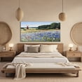 thumbnail image 3 of Oversized Field Flower Paintings, Large Canvas Wall Art for Living Room Bedroom Decor, Abstract Landscape Artwork Nature Floral Farmhouse Pictures Prints for Office Home 40x20", 3 of 4