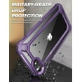 thumbnail image 6 of SUPCASE [Unicorn Beetle EXO Series Case for iPhone SE 2nd Generation (2020), Premium Hybrid Protective Clear Bumper Case for iPhone SE /7/8 (Purple), 6 of 8