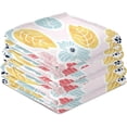 thumbnail image 4 of SKYSONIC 4 PCS Kitchen Dish & Tea Towels, Colorful Flowers Reusable Cloths for Cooking and Drying Dishes for Home Kitchen Cleaning, 28"x18", 4 of 7