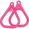 thumbnail image 3 of Swing Set Stuff Plastic Trapeze Rings with SSS Logo Sticker, Pink, 3 of 3