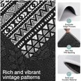 thumbnail image 3 of Black Geometric Diamond Triangle Pattern Kitchen Rugs Sets Of 3,Kitchen Runner Rugs Non Skid Washable,Decorative Kitchen Floor Mats for Kitchen,Sink,Laundry,17"x30"+ 17"x47" + 17"x59", 3 of 6