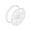 Genuine OE Mini Wheel, Alloy - 36-11-6-856-049