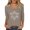 Khaki, variant on Women Tees Shirts Tops 3/4 Sleeve V Neck Snowflake Print Tunic Blouse 2025 Fall Outfits