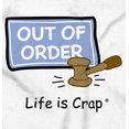 thumbnail image 2 of Judge Out Of Order Court Law Novelty Plus Size Crewneck Graphic Tee Shirt Brisco Brands 3X, 2 of 5