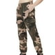 thumbnail image 1 of Pantalones largos para hombre, moda informal, con cordón, cintura elástica, múltiples bolsillos, pantalones deportivos de poliéster para hombre., 1 of 3