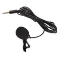 thumbnail image 5 of Micrófono Lavalier profesional de 3,5mm con Clip omnidireccional con cable para teléfono móvil, ordenador, entrevista de vídeo en vivo, 5 of 5