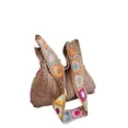 thumbnail image 2 of Crochet Tote Bag for Women, Floral Knit Purse, Boho Spring Summer Beach Handbag for Travel and Daily Use, 2 of 5