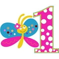 thumbnail image 2 of CafePress - Girly Butterfly First Birthday - Large Beach Towel, Soft 30"x60" Towel with Unique Design, 2 of 4