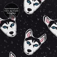 thumbnail image 5 of Shower Curtain, Cute Cartoon Husky Funny Waterproof Fabric Plastic Shower Curtain, Drying Fast Bathroom Curtain with 9 Buttonholes, Ruffle Shower Curtain 60x72in, 5 of 8