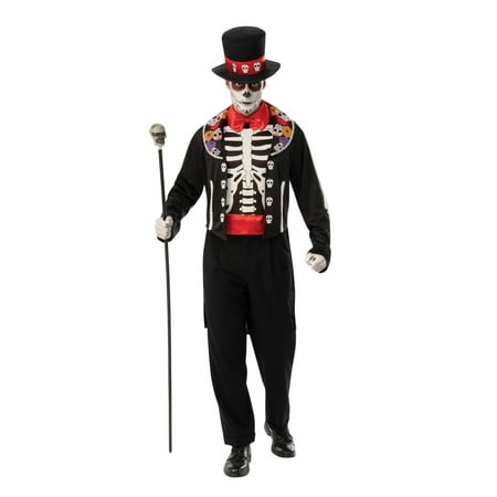 Halloween Day of The Dead Man Adult Costume