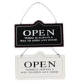 thumbnail image 3 of OULII 2Pcs Open Closed Business Sign Synthetic Material for Restaurants, 3 of 8