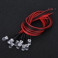 thumbnail image 4 of Diodes Électroluminescentes Multicolores, Diode LED Filaire de 20cm, Expérience de Circuit Scientifique Éclairage Automobile pour Bricolage Éclairage Domestique Autres Champs, 4 of 8
