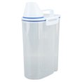 thumbnail image 1 of Rice Storage Bin, PP Rice Container Airtight Pour  Food Storage Container With Measuring Cup Clear Cereal Containers Dispenser for Flour Snack Beans Grain, 1 of 8