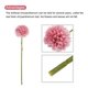 thumbnail image 4 of Cabezas de flores artificiales Uxcell de seda crisantemo hortensia rosa oscuro 20 piezas, 4 of 6