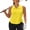 Yellow, variant on Pinspark Women's Sports Polo Shirts Sleeveless Summer Golf Tank Lightweight Quick Dry Collared Golf Shirt Sportswear