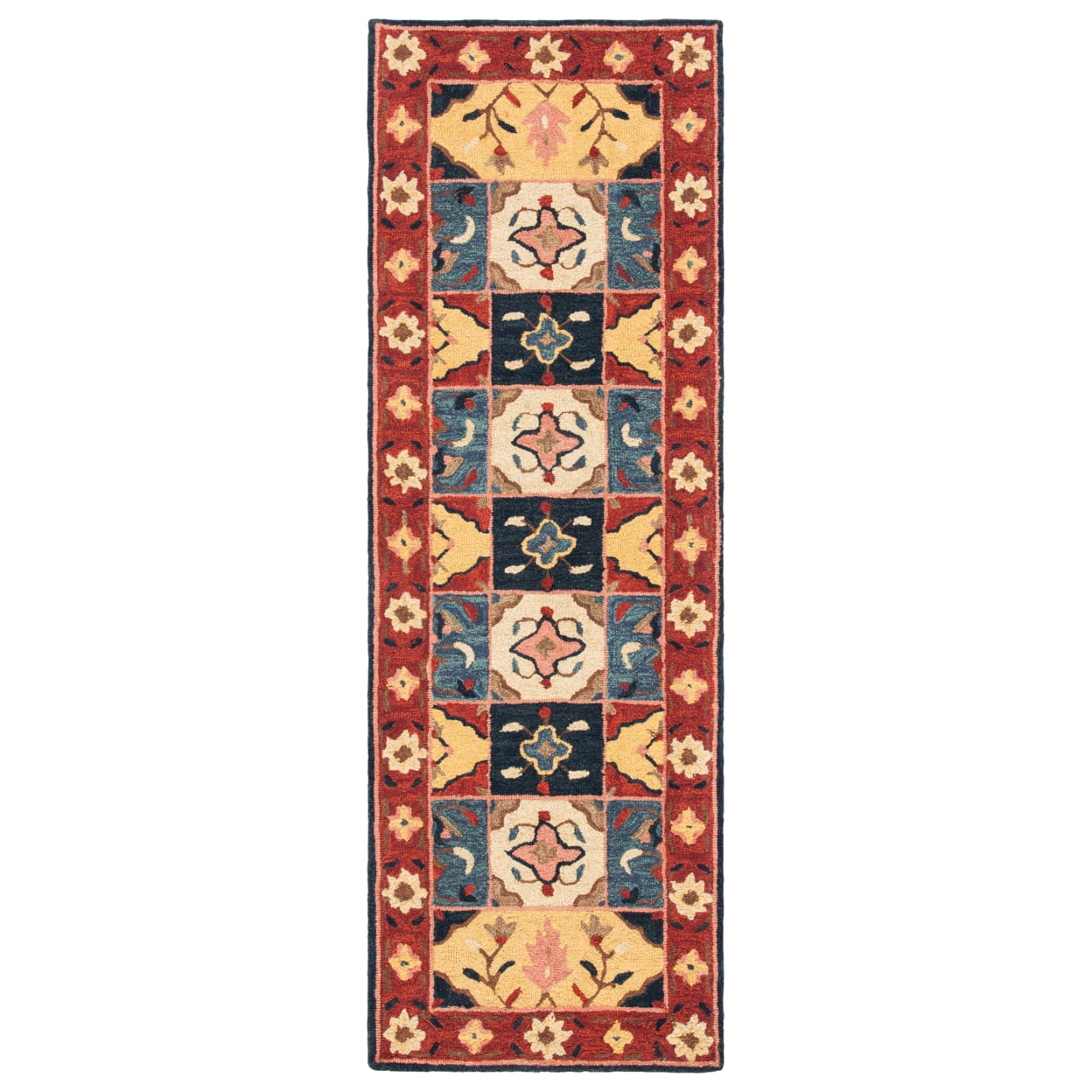 Safavieh  Handmade Aspen Masumeh Wool Rug 5'  x  8' 5' x 8',8' Square Indoor,Handmade Living Room,Bedroom,Dining Room Rectangle