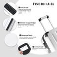 thumbnail image 3 of Sikiie Black White Music Luggage Handle Wraps for Suitcases Travel Accessories(2 Pack), 3 of 9