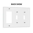 thumbnail image 2 of Surfing Man Switch Cover Decorative Wall Plate 3-Gang 2-Toggle 1-Decor Standard Size, 2 of 5