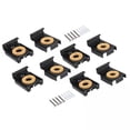 thumbnail image 1 of Siruishop 3x8x Spring Loaded Mirror Hanger Clips for Frameless Mirror Billboard Displays, 1 of 8