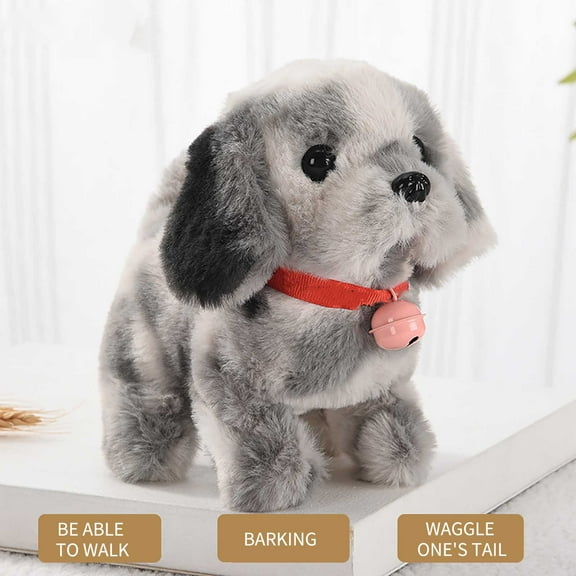 Realistic Mini Robot Puppy Toy for Soft Interactive Pet for Children, Cute Gift for Boys and Girls