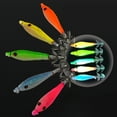 thumbnail image 4 of ZPAQI 5pcs Squid Jig Hooks Artificial Luminous Squid Cuttlefish Sleeve Lures Hook, 4 of 20