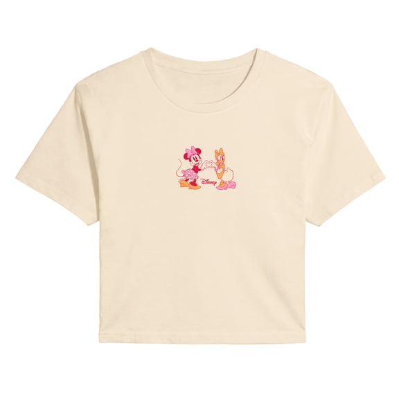 Disney - Heart Hands Cropped Graphic T-Shirt