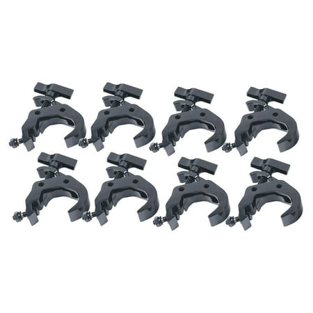 Image of 8Pcs Clamp Lighting Mount for Stage Par Lighting Moving Light Lamp Load 330Lbs Truss Clamps Load 330lb Heavy Duty DJ Stage Lighting Hook Mount For 40-52mm Lighting Mount for Stage Par Lighting Light
