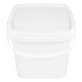thumbnail image 2 of Plastic Bucket with Handle and Lid Reusable Water Bucket Container Portable Bucket (2L), 2 of 4