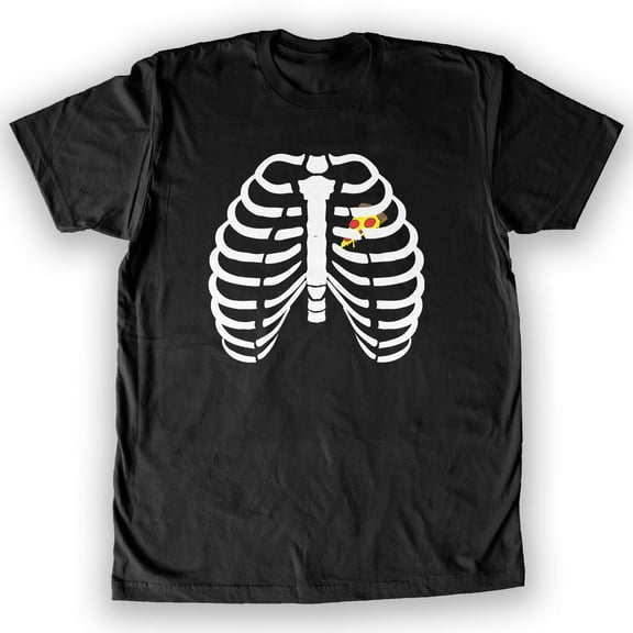 Function - Skeleton Costume Pizza Heart Men's Fashion T-Shirt