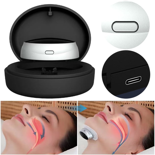 Snore Stopper Dispositivo Antirronquidos Corrector Respiración Eléctrico para Hombres Y Mujeres