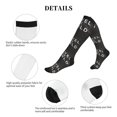 thumbnail image 5 of Sikiie Travel The World1 1 Pairs Compression Socks for Men and Women 15-20 mmHg Running Support Socks, 5 of 7