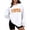 White, variant on CAIVO Women Crew Neck Casual Letter Pumpkin Print Loose Sweatshirt Fashion Halloween Autumn Winter Tops For Daily Wear Long Sleeve Pullover Breathable Stretch Fall Streetwear
