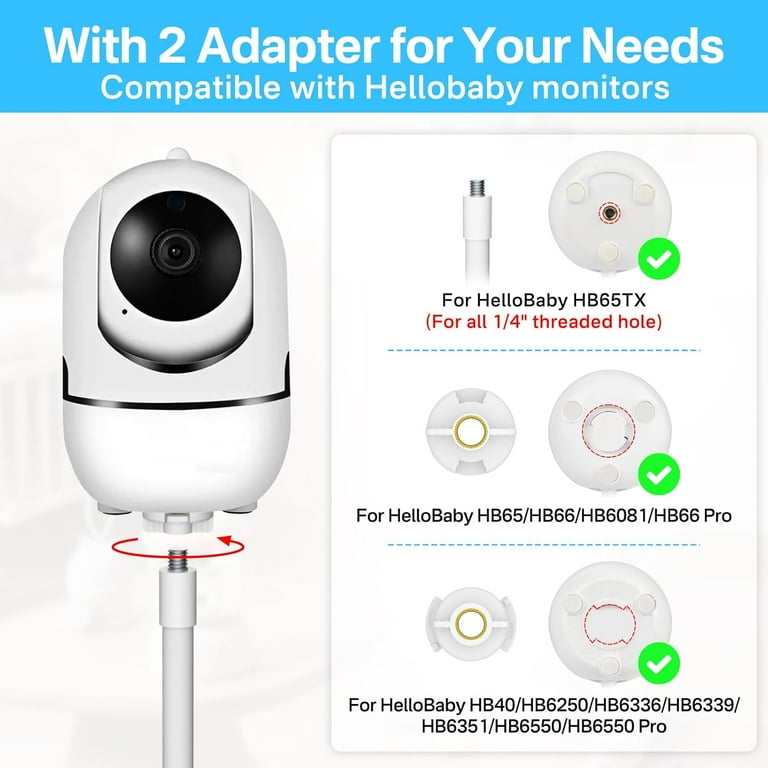 Flexible Clip Baby Monitor Mount for Hello Baby Monitor Mount HB65