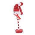 thumbnail image 1 of Xmas Table Lamp, Battery Operated North Poles Sign Light Composite Wood  for Fireplace, 1 of 7