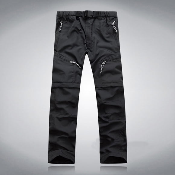 EQWLJWE Christmas Deals 2023! Outdoor Quick Dry Pants Men Detachable,Mens Hiking Pants Lightweight Quick Dry Convertible Zip Off Fishing Safari Camping Travel Pants Thin Trousers