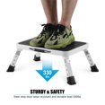 thumbnail image 3 of Jocauto Taburete plegable con escalón ajustable en altura con plataforma antideslizante, escalera para adultos o niños en la cocina, hogar, capacidad de 330 libras, 3 of 7