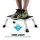 thumbnail image 3 of Jocauto Taburete plegable con escalón ajustable en altura con plataforma antideslizante, escalera para adultos o niños en la cocina, hogar, capacidad de 330 libras, 3 of 7