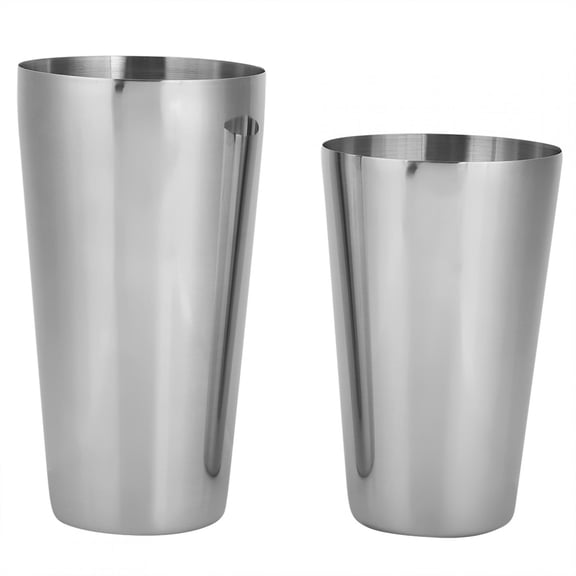 Pro Bar Shaker Boston Shaker Set, Stainless Steel Martini Shaker Drink Mixer for Bartending, Essential Bar Tools Weighted Shaking Metal Tins Cocktail Shaker Set for Bartender[silvery]