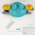 thumbnail image 5 of Juguetes interactivos para gatos con detección inteligente, automáticos, electrónicos, de inducción, para escape de cangrejo, juguetes para gatos recargables por USB, amarillo, 5 of 5